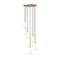Z-Lite Farrell 7 Light Chandelier, 18in. W x 11in. H, Modern Gold 3043P6-7R-MGLD - alternate 4